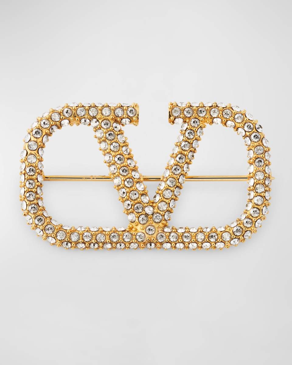 VLogo Signature Brooch